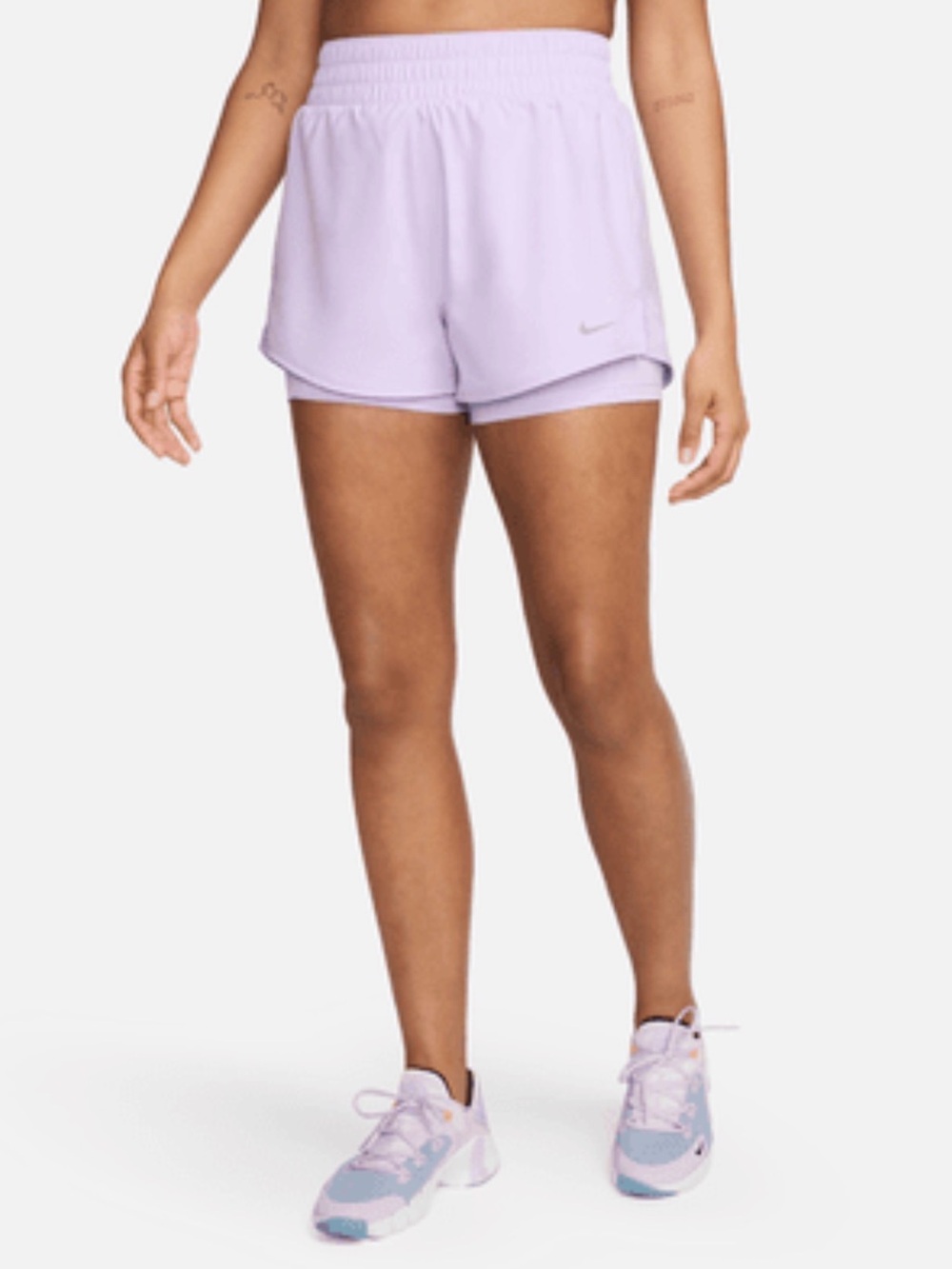Nike Dri-FIT High-Waisted 3" 2-in-1 Shorts, M (8-10)